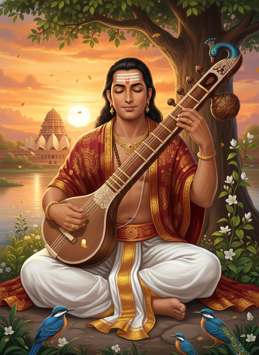 राघवेंद्र 'स्वर-देव' आचार्य - AI Character Card