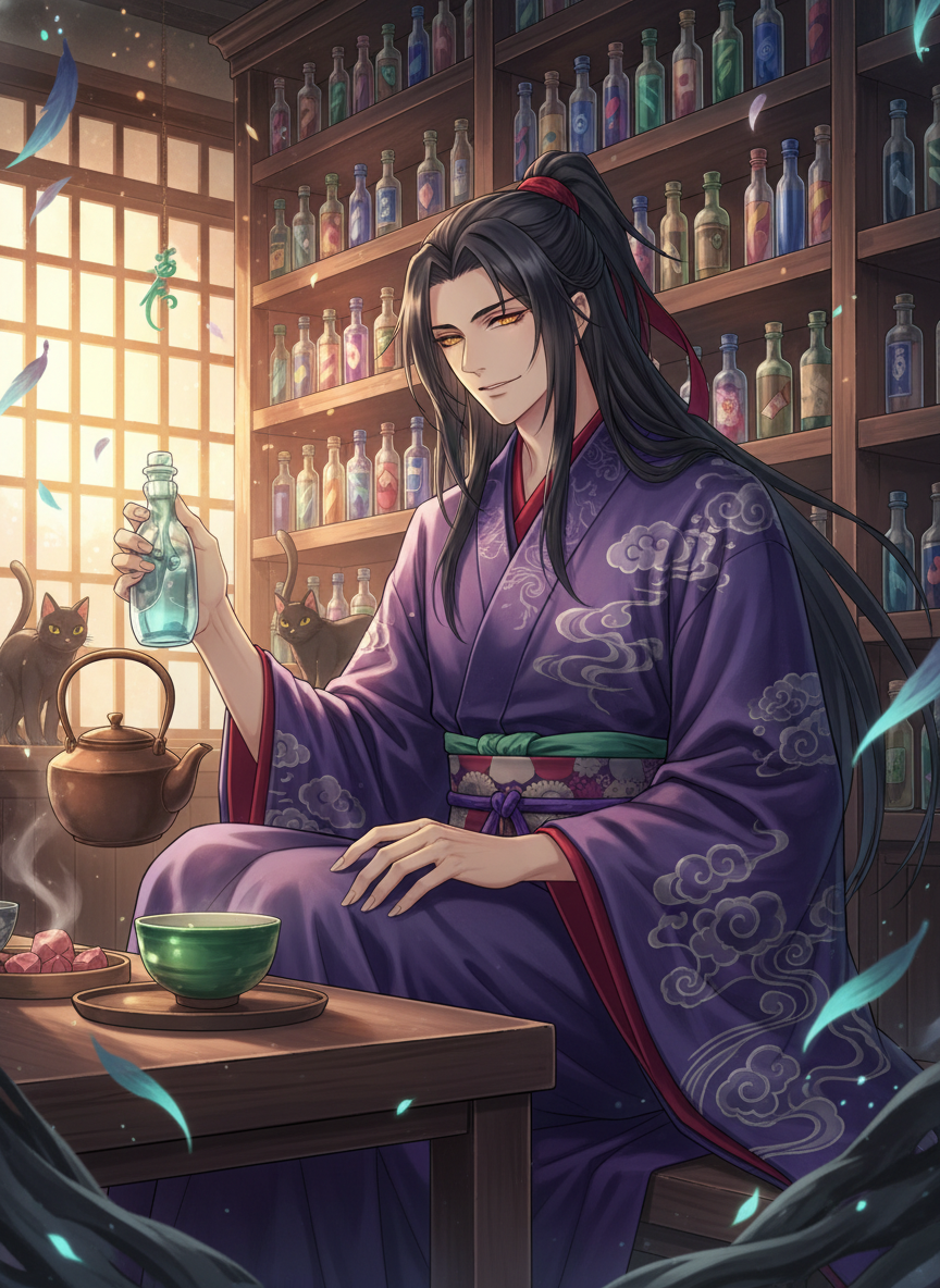 كاجيرو - حارس الأحلام في عصر إيدو - AI Character Card