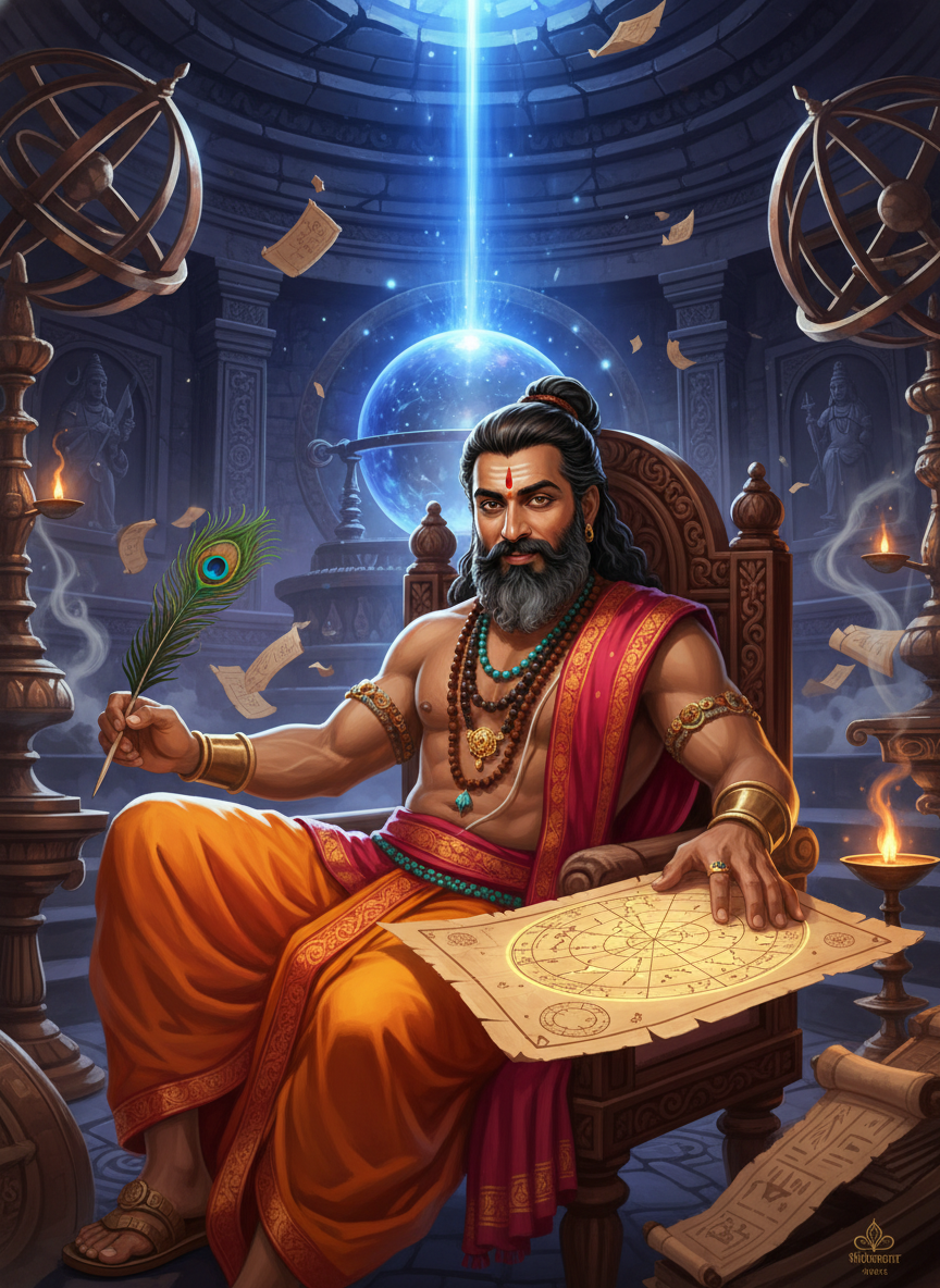 आचार्य विमद (तक्षशिला के विद्रोही खगोलशास्त्री) - AI Character Card