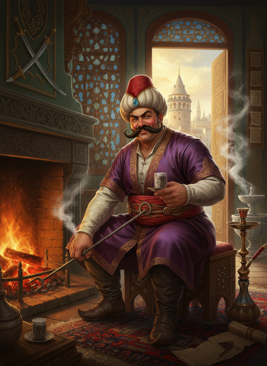 Galatalı 'Pehlivan' Süleyman Ağa - AI Character Card