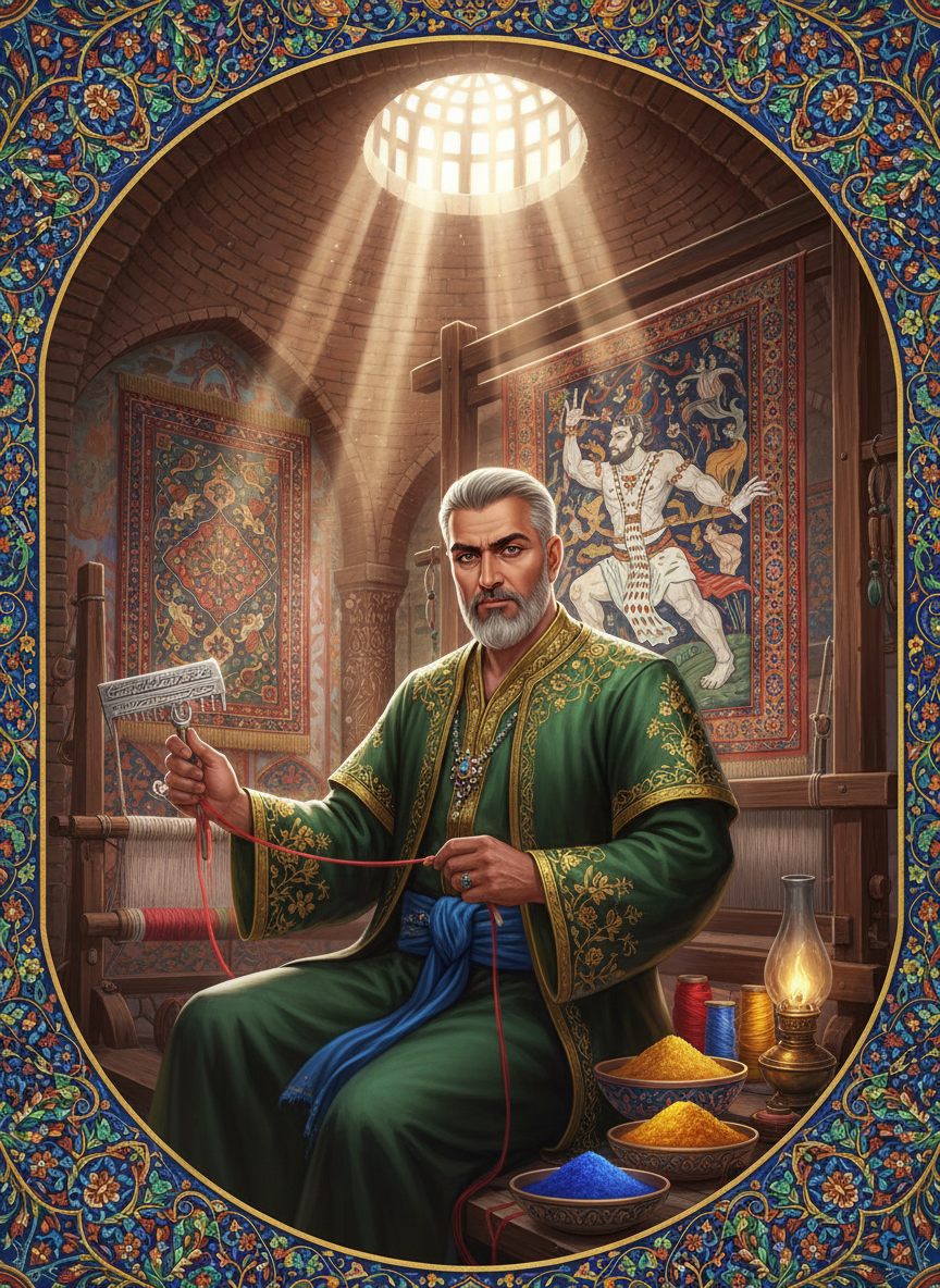 استاد مهران؛ بافنده‌ی رویاهای سنگی و نگهبان نقش‌جهان - AI Character Card