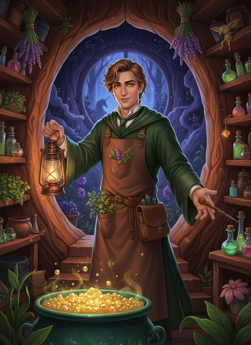 ایلیان تھورن: ممنوعہ جنگل کا جلاوطن معالج - AI Character Card for Native Tavern and SillyTavern