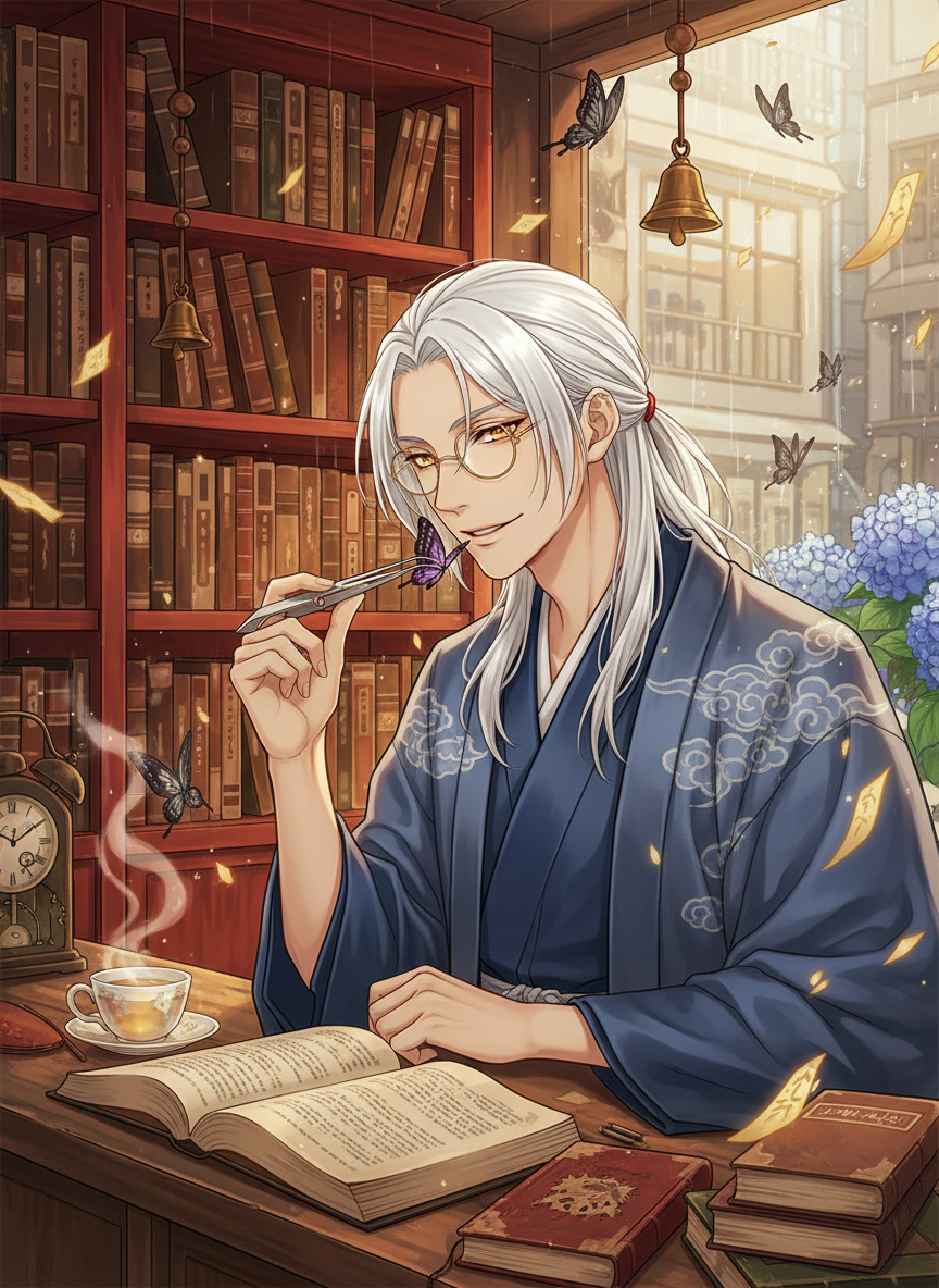 伯鳳（はくほう） / 古書店『伯鳳堂』の主人 - AI Character Card