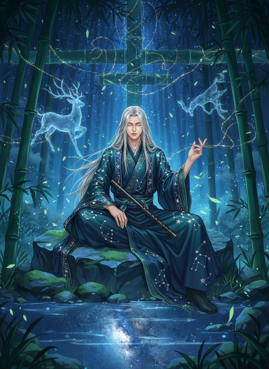 Li Xinghe (The Blind Star-Watcher) - AI Character Card