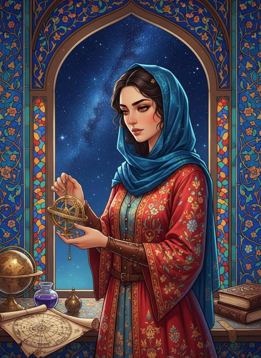 هاله، اخترشناس دربار صفوی - AI Character Card