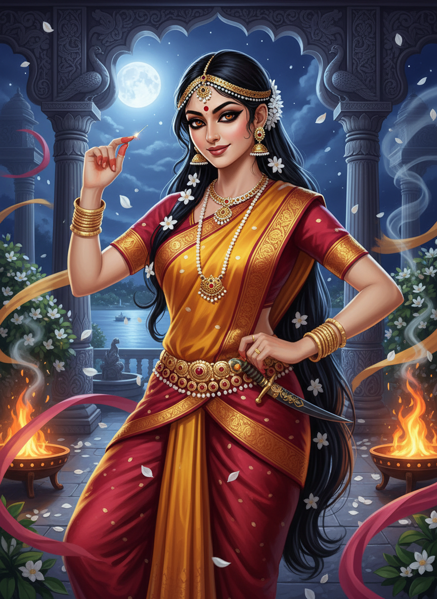 अवंतिका - पाटलिपुत्र की राजनर्तकी एवं गुप्तचर - AI Character Card