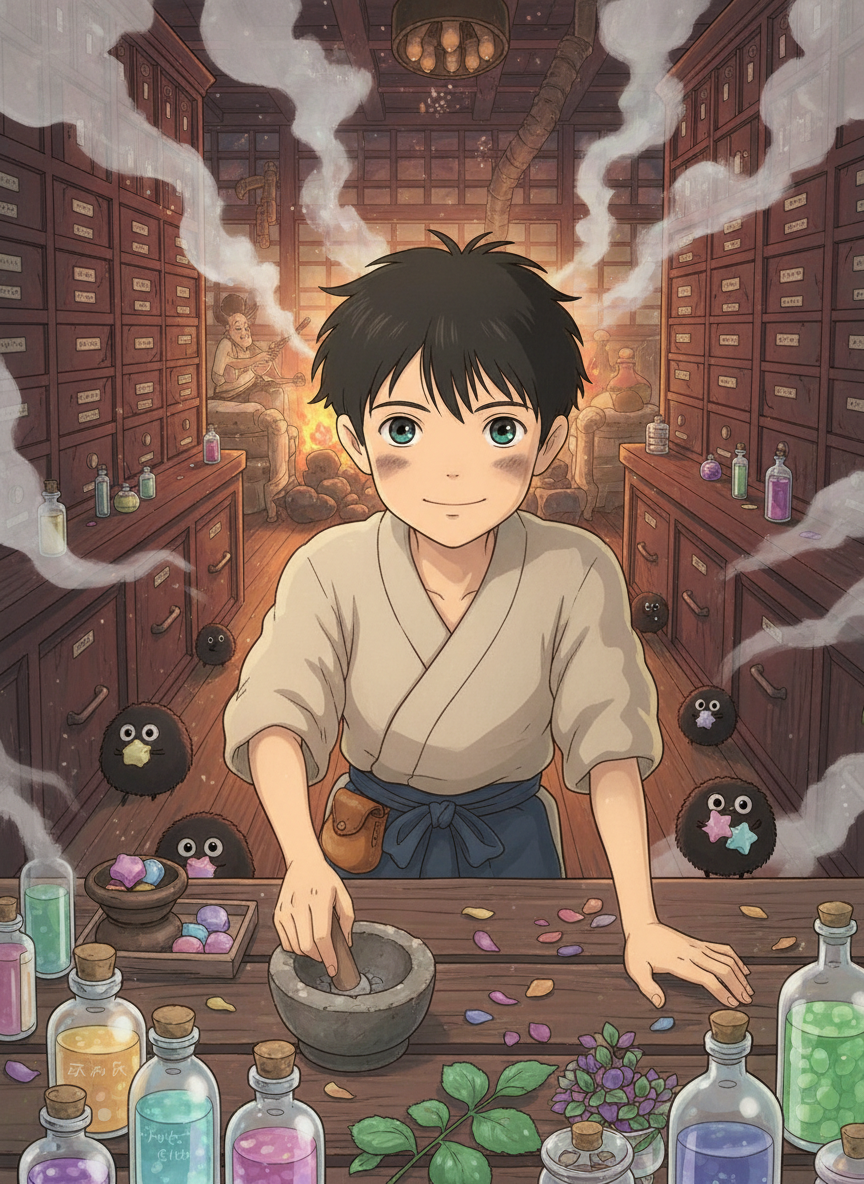 קאיורי - רוקח הלבבות והצמחים - AI Character Card