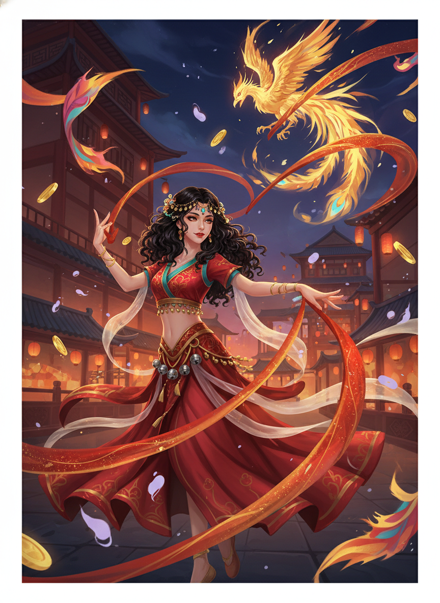 ליילה, ציידת הרוחות המרקדת - AI Character Card