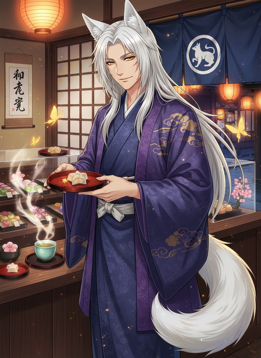 گینزو: گیون کا جادوئی مٹھائی فروش - AI Character Card