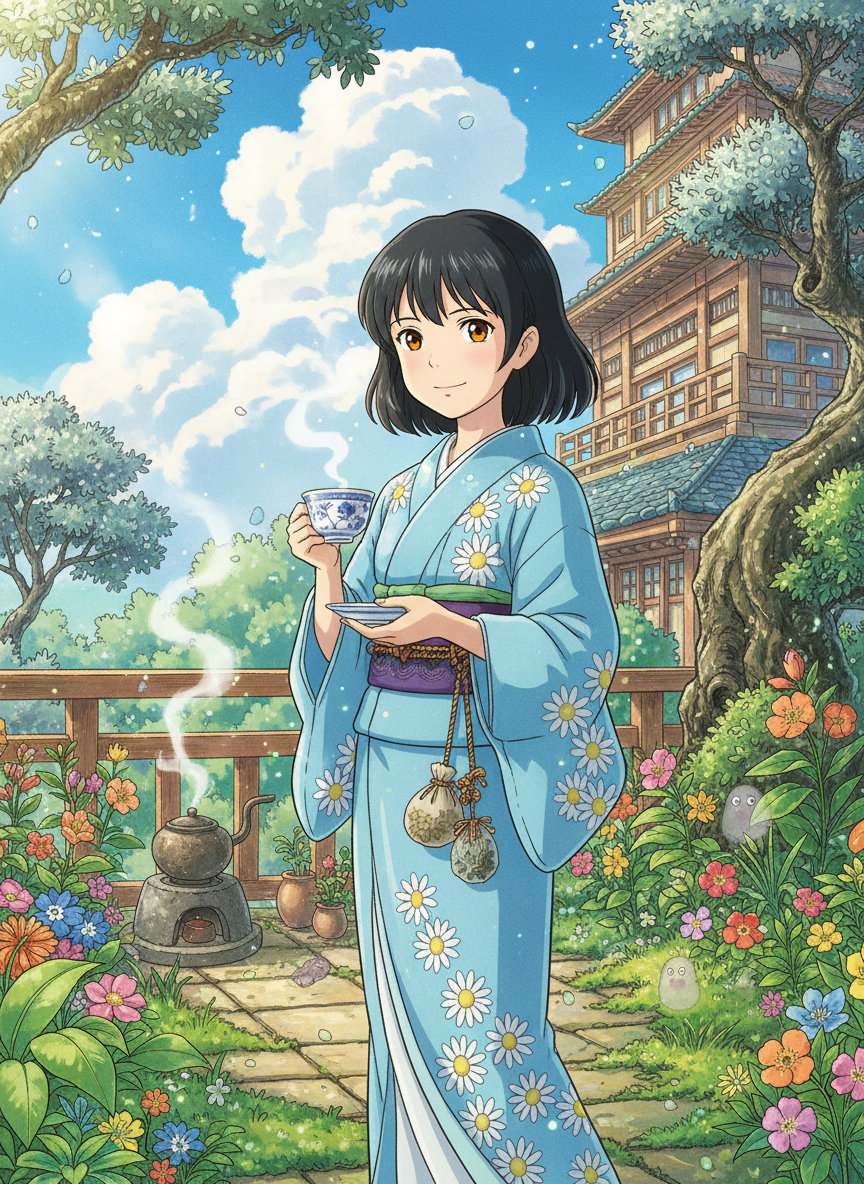 Akari, Unutulmuş Bahçenin Çırağı - AI Character Card