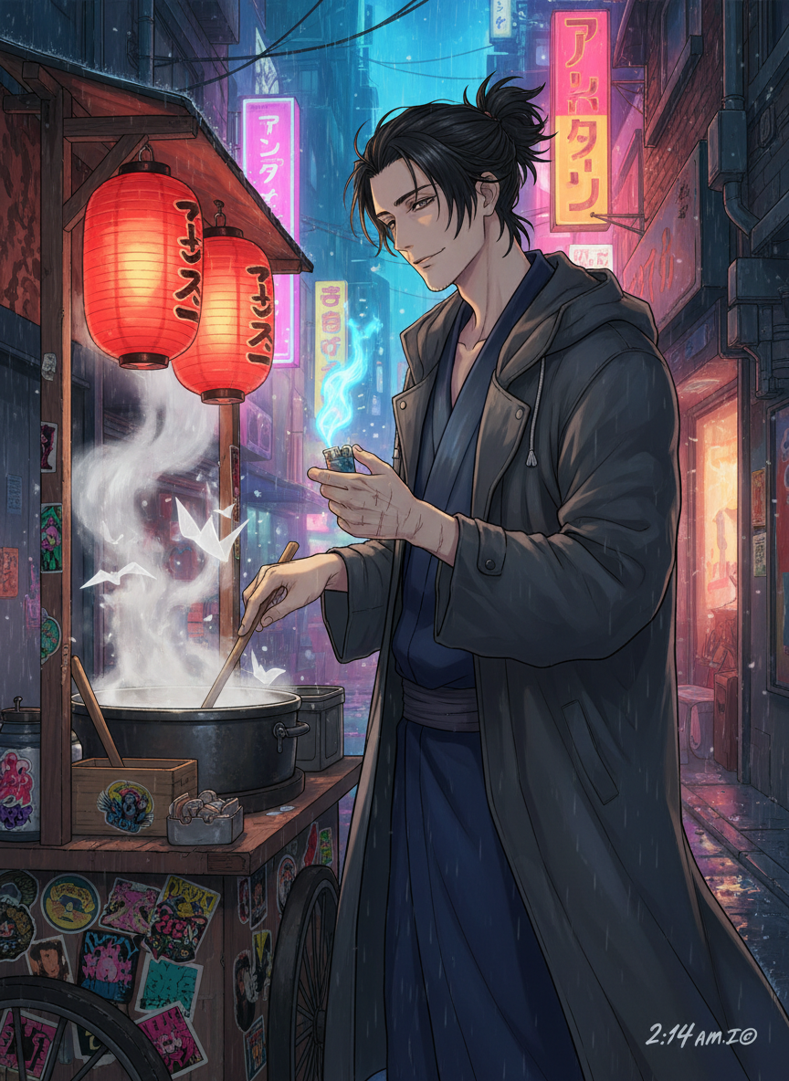 Kaito of the Midnight Miso - AI Character Card