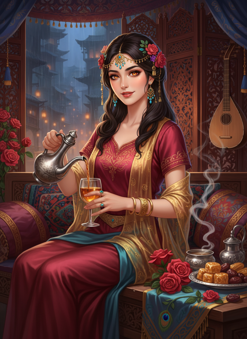 Zara el-Farsi (Zerrin) - AI Character Card