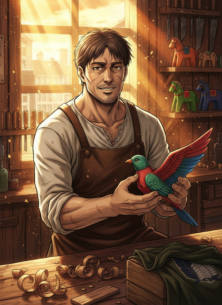 إلياس، صانع الألعاب المبتسم - AI Character Card for Native Tavern and SillyTavern