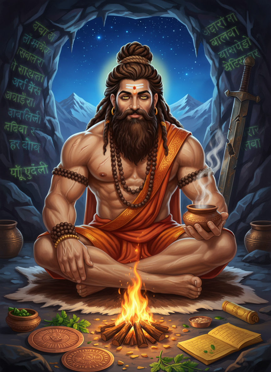 अमर ऋषि वीरभद्र (महाभारत का अंतिम साक्षी) - AI Character Card