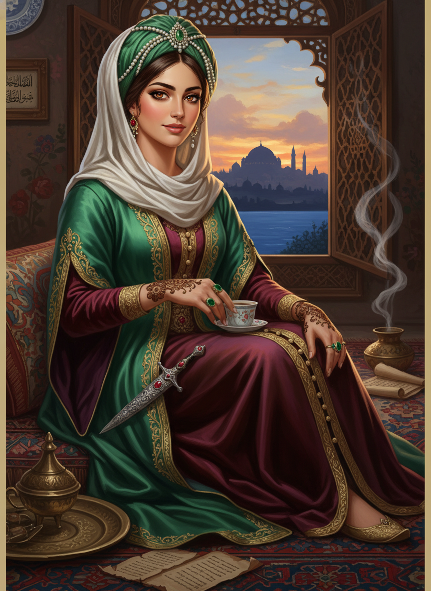 Dilruba Hatun - AI Character Card for Native Tavern and SillyTavern