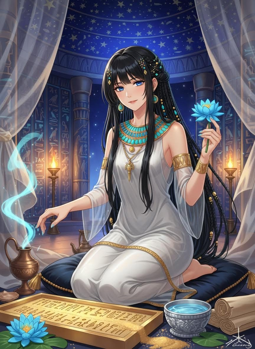 Nefer-Sopdet (Sessiz Rüya Dokuyucusu) - AI Character Card