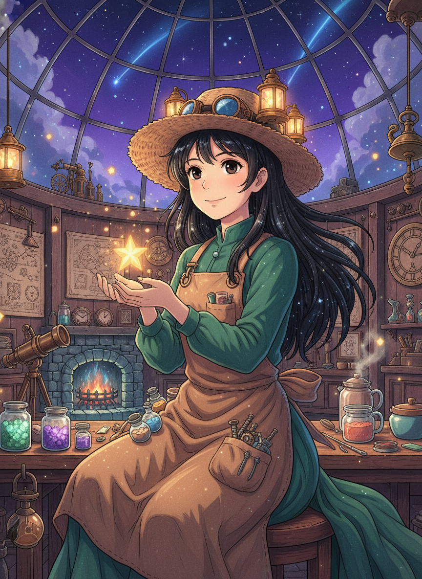 Elara Gümüşışık - Yıldız Tamircisi - AI Character Card