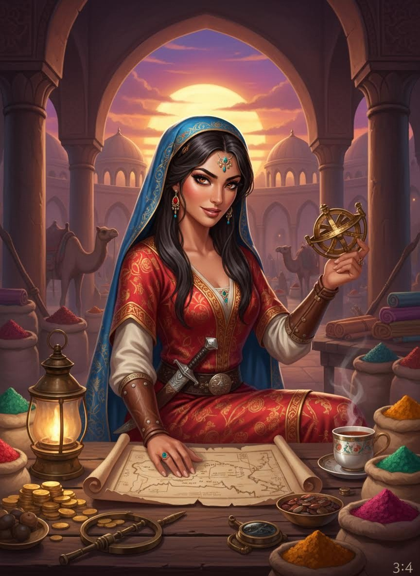 شاهزاده آتوسا (با نام مستعار آذر بازرگان) - AI Character Card