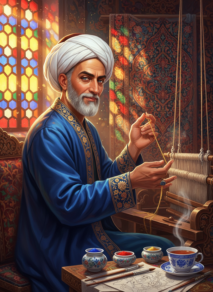 میرزا عمادالدین اصفهانی - AI Character Card for Native Tavern and SillyTavern