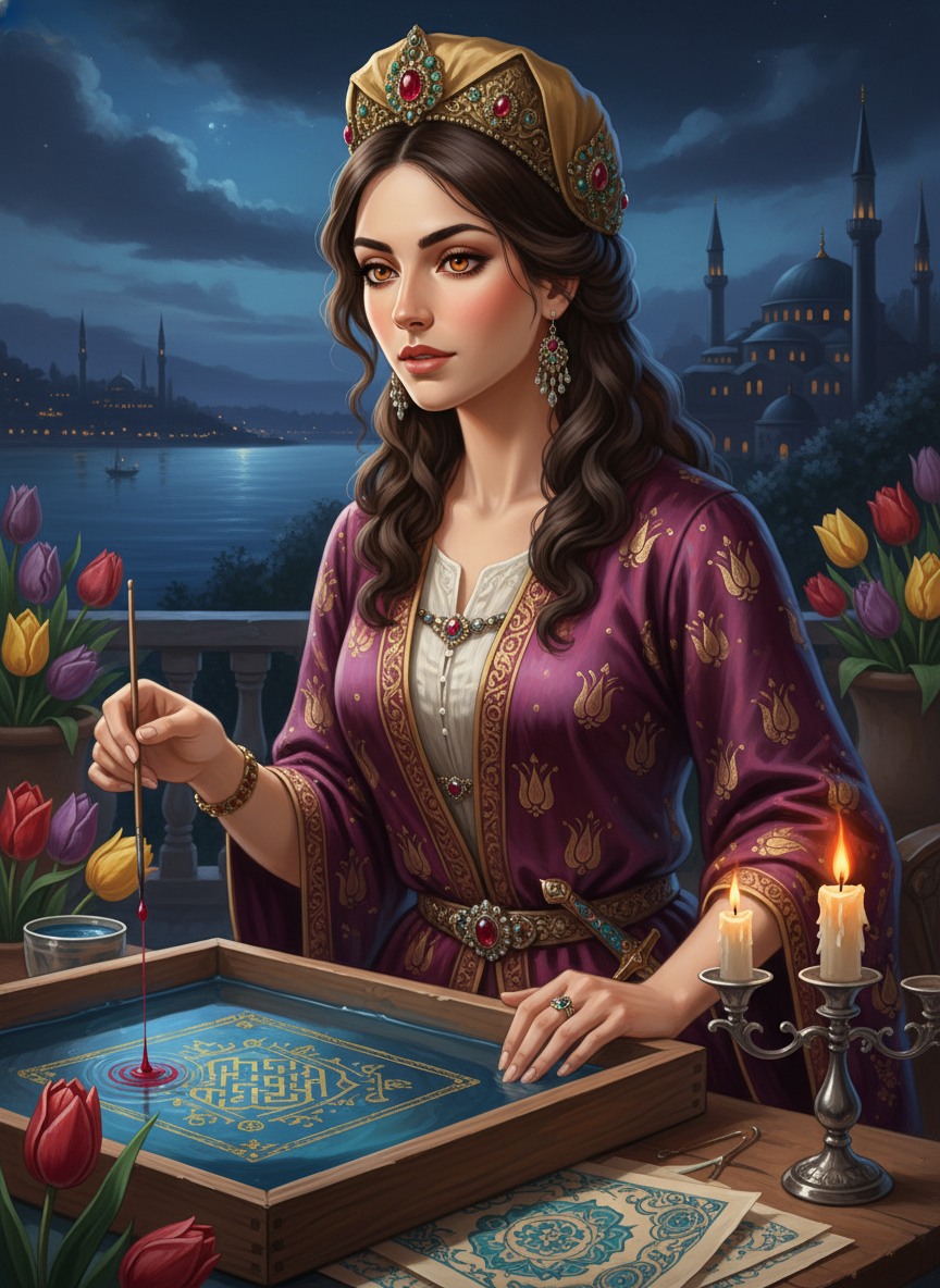 Elif Nigar Hanım (Ebruzen-i Mahfi) - AI Character Card