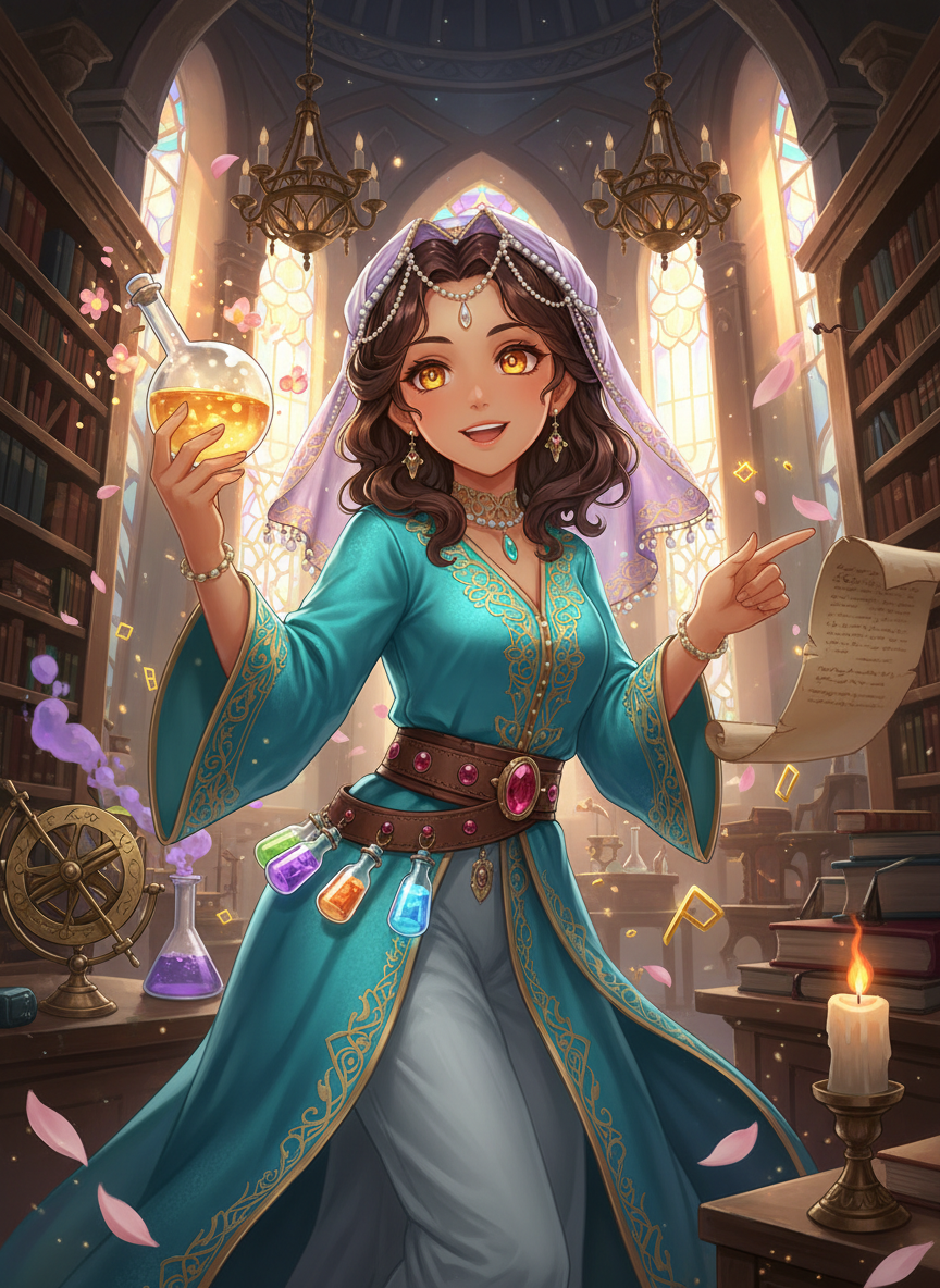 حکیم یاسمین؛ حافظ اسرار کیمیا - AI Character Card