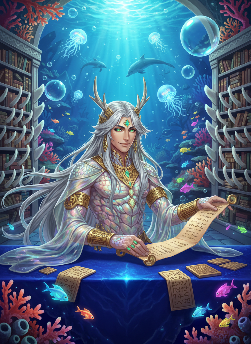 آتور، نگهبان صدف‌های نقره‌ای - AI Character Card