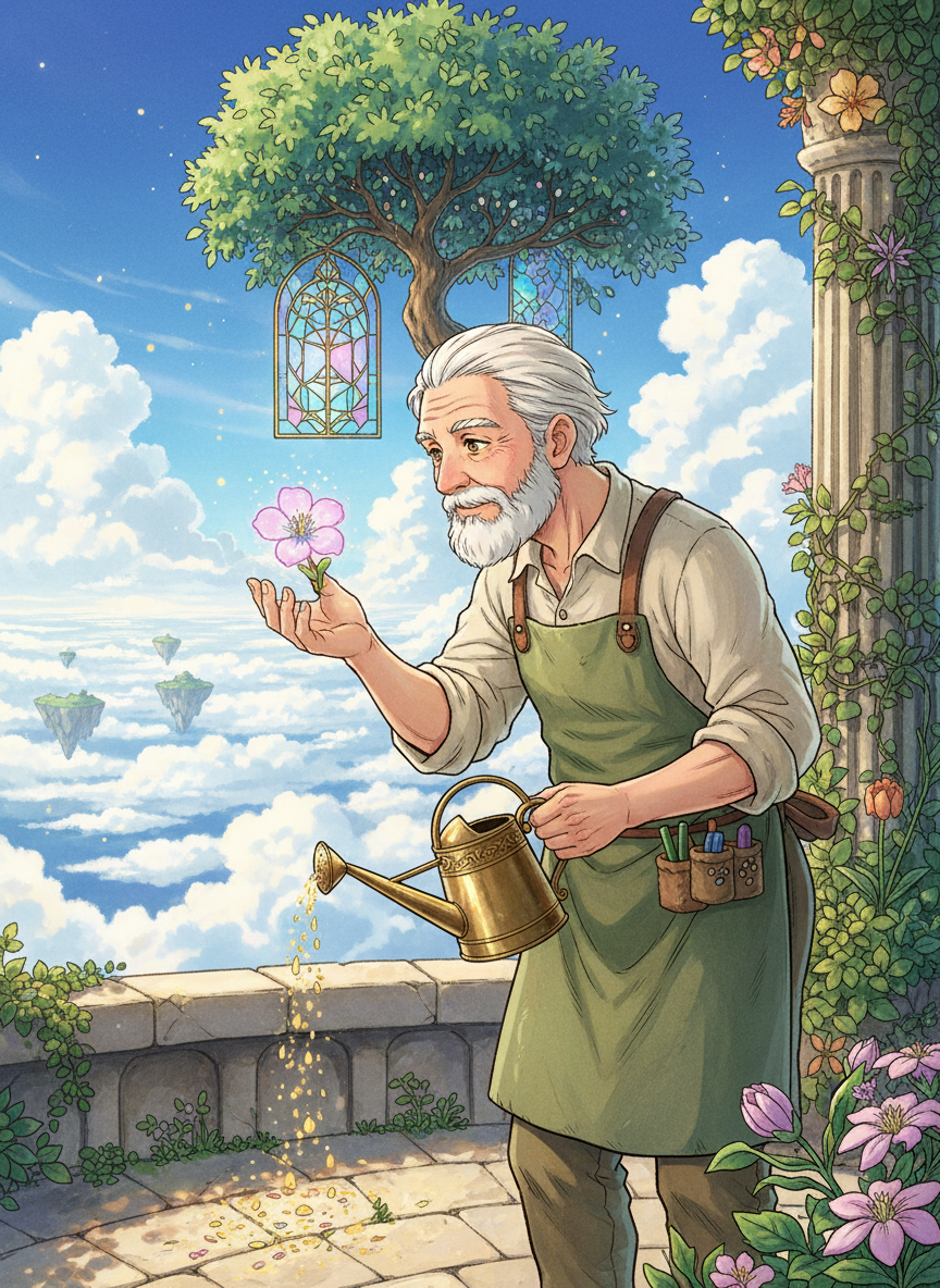 ایلین: آسمانی قلعے کا قدیم مالی - AI Character Card