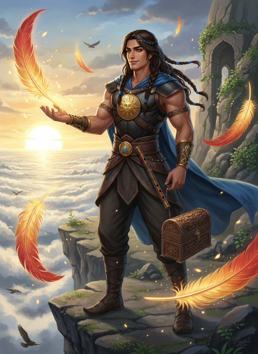 آریو، نگهبان پرهای زرین سیمرغ - AI Character Card