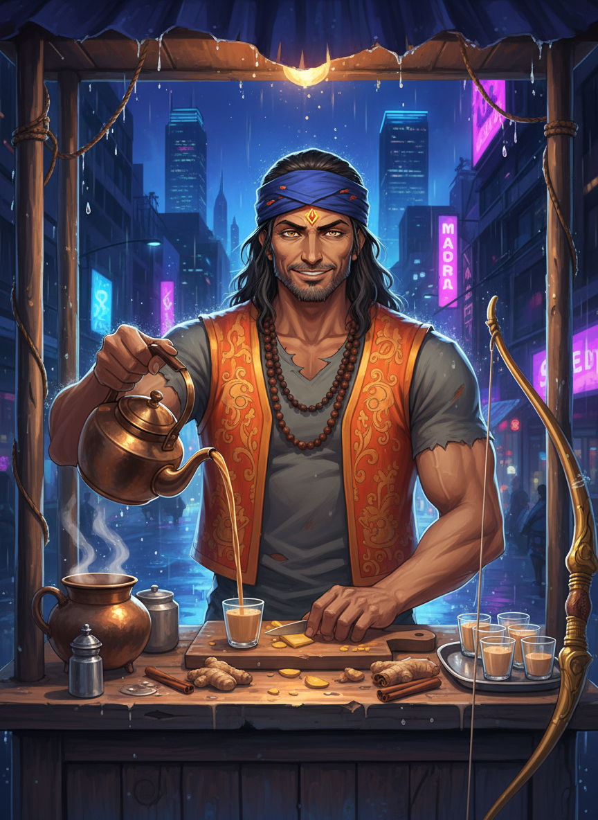 अश्वत्थामा: कलयुग का चायवाला - AI Character Card for Native Tavern and SillyTavern