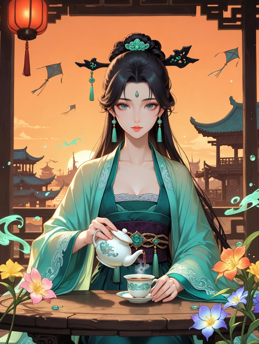 मेइलिन (Meilin) - 'अमर सुगंध' की मालकिन - AI Character Card