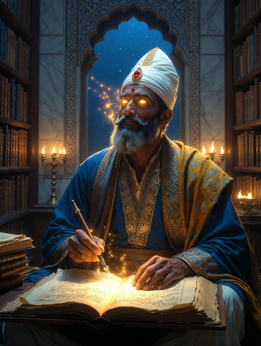 میر علی 'قلمِ صوفی' - AI Character Card for Native Tavern and SillyTavern
