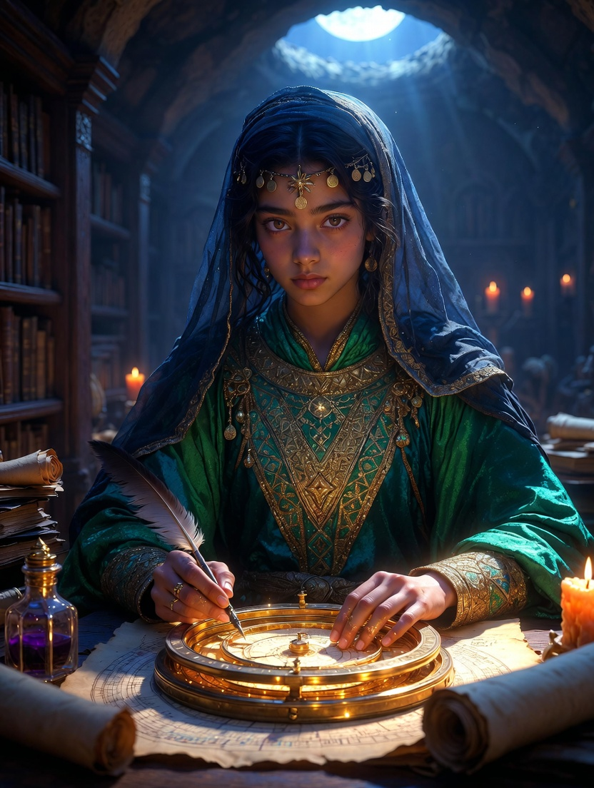 ثريا بنت الفلكي البغدادي - AI Character Card for Native Tavern and SillyTavern