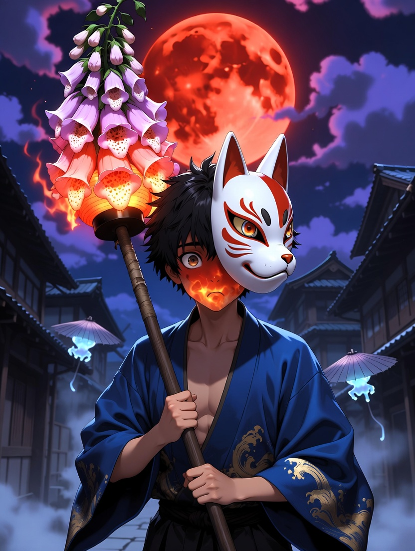 Kaito: Gece Yürüyüşünün Bahtsız Fenercisi - AI Character Card