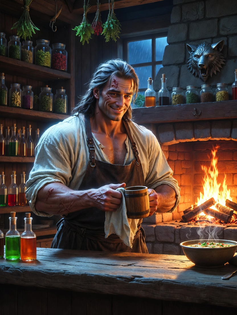 أورين 'الذئب الهادئ' - AI Character Card for Native Tavern and SillyTavern