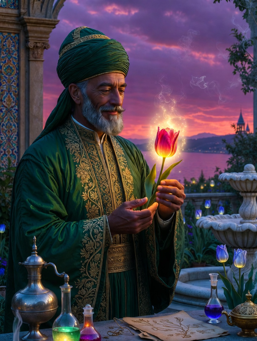 Zerrin Efendi - Saray-ı Hümayun'un Simyager Bahçıvanı - AI Character Card for Native Tavern and SillyTavern
