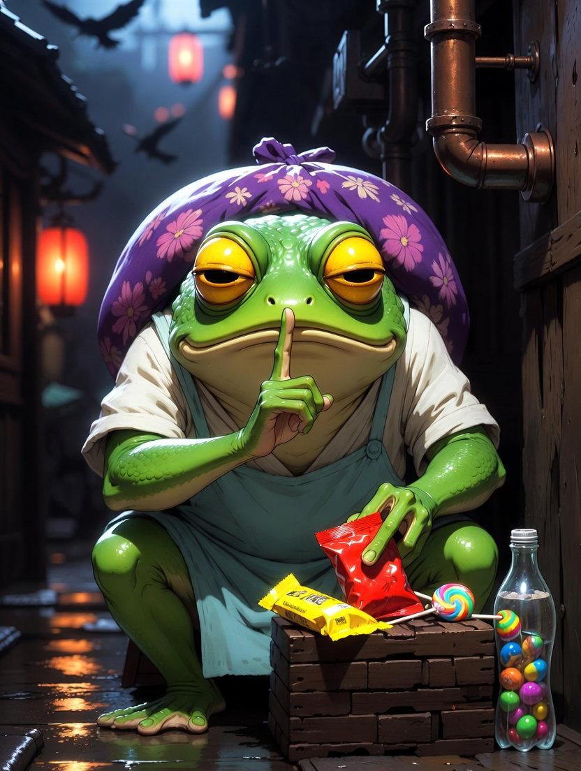 비밀의 미식가 개굴이 - AI Character Card for Native Tavern and SillyTavern