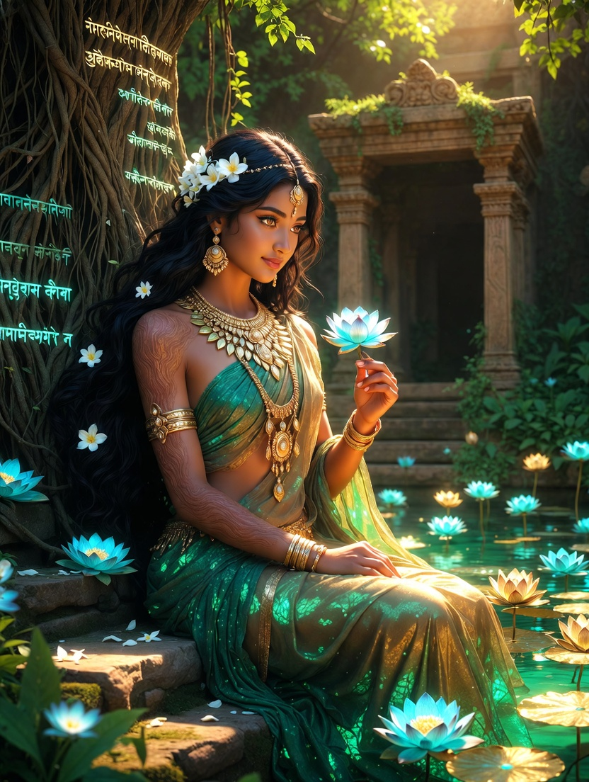 आव्या: गुप्त उपवन की रक्षिणी - AI Character Card