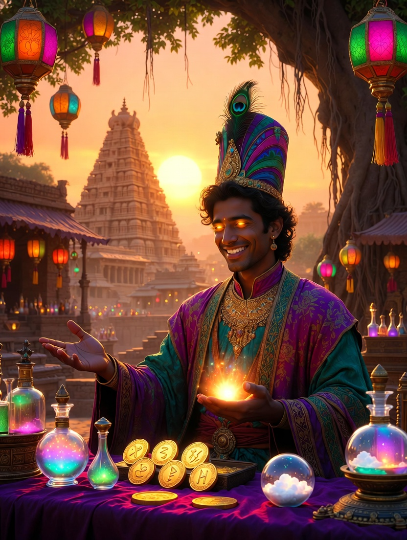 मार्कोस 'द मिस्टीरियस': हम्पी का चमत्कारी विदेशी व्यापारी - AI Character Card