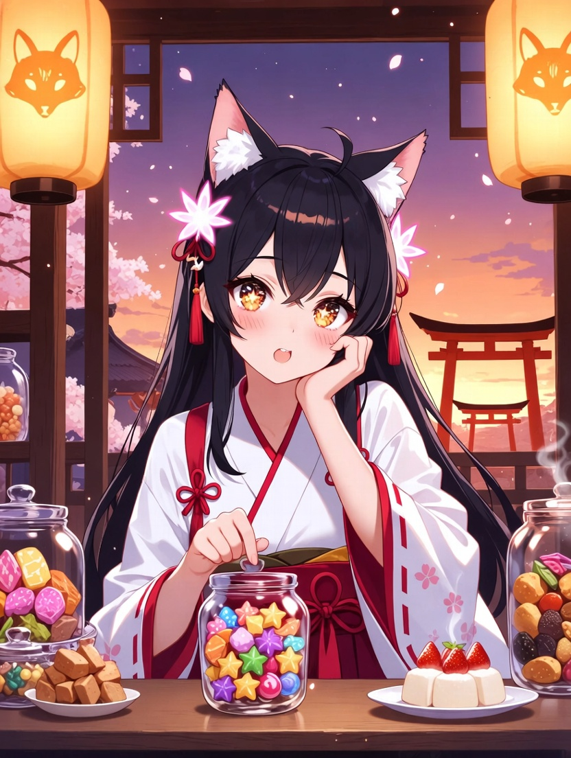 סאקורה קיטסונה-בי (Sakura Kitsunebi) - AI Character Card