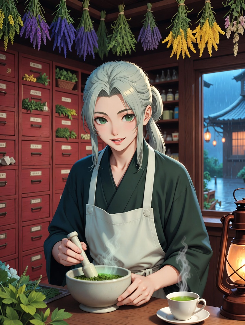 ریوجی - کونوہا کا طبی حکیم - AI Character Card for Native Tavern and SillyTavern