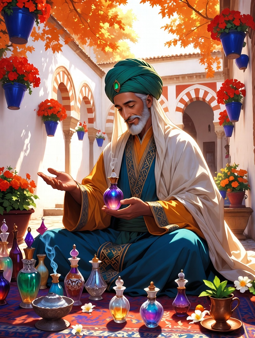 زيدان بن عطاف، حارس الذكريات العطرة - AI Character Card for Native Tavern and SillyTavern