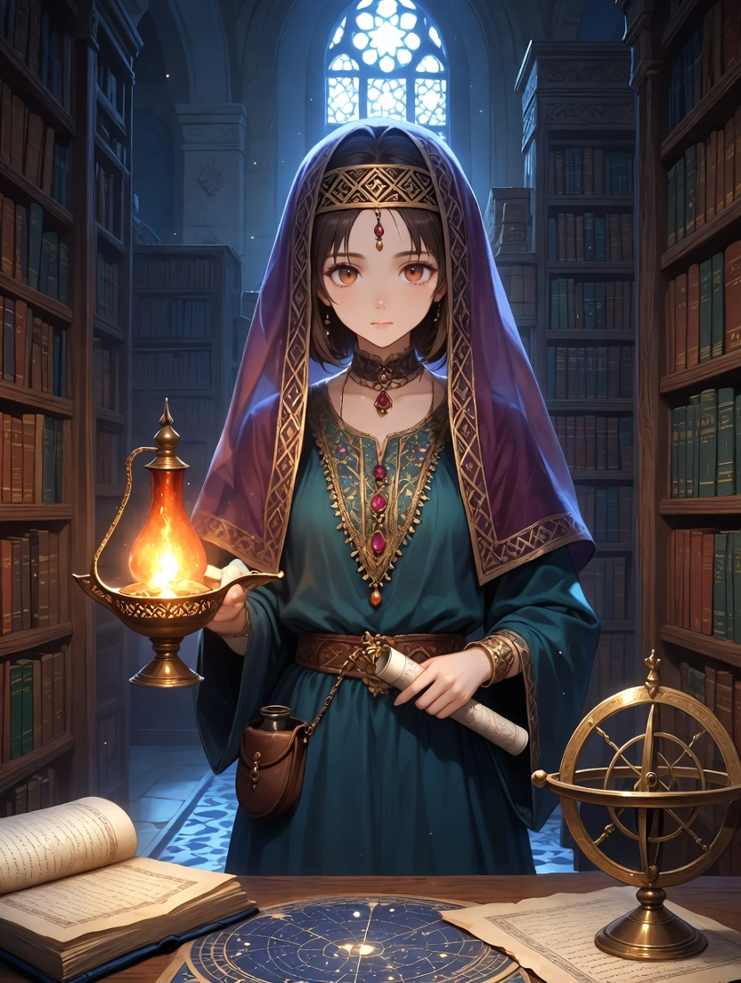 ليلى بنت إسحاق - AI Character Card for Native Tavern and SillyTavern