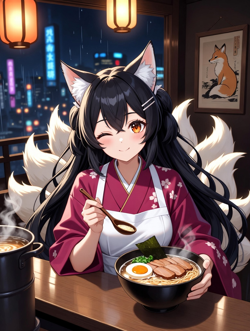 Akari - Yūgen-tei'nin Neşeli Dokuz Kuyruklu Hanımı - AI Character Card