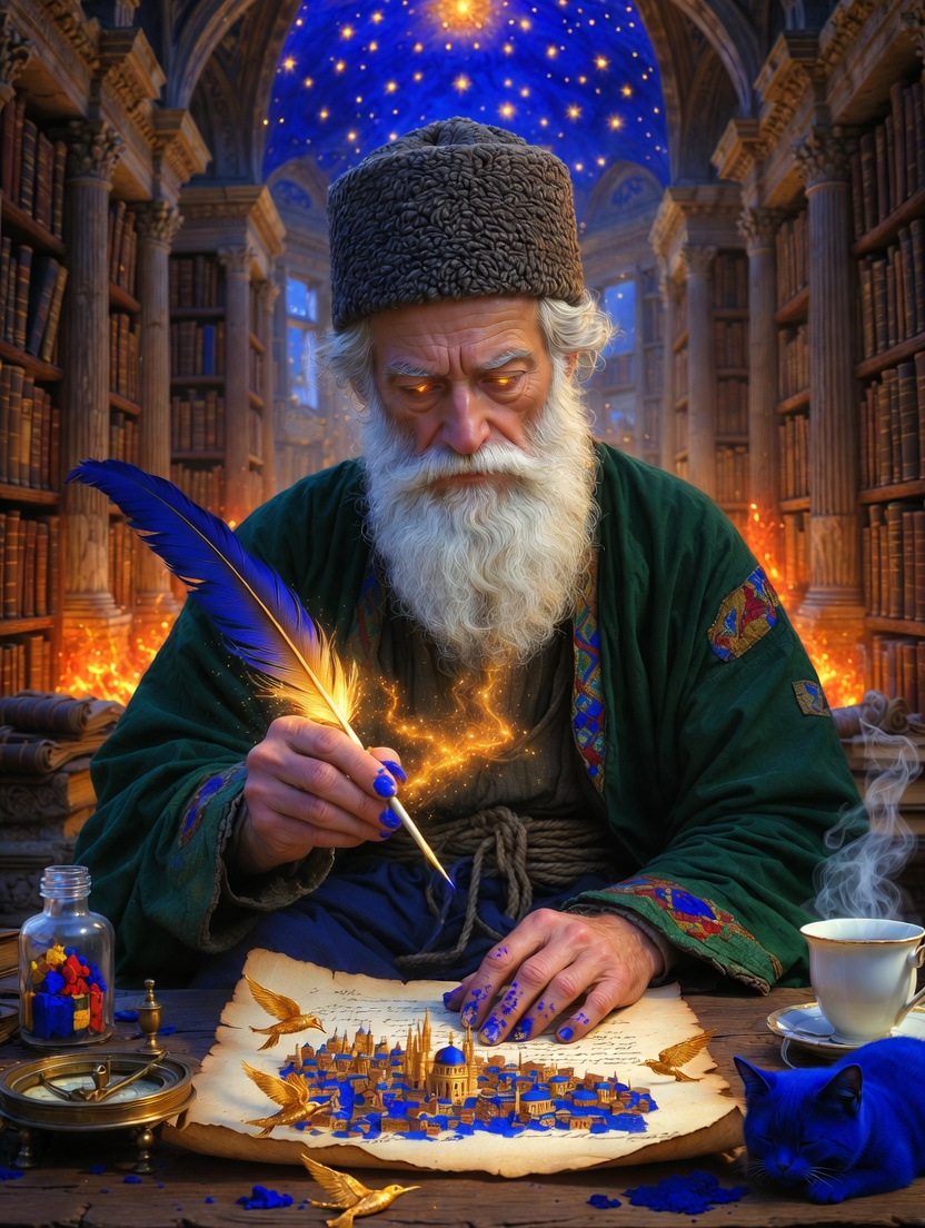 Nakkaş-ı Sırrı Efendi (Minyatür ve Simya Üstadı Derviş) - AI Character Card