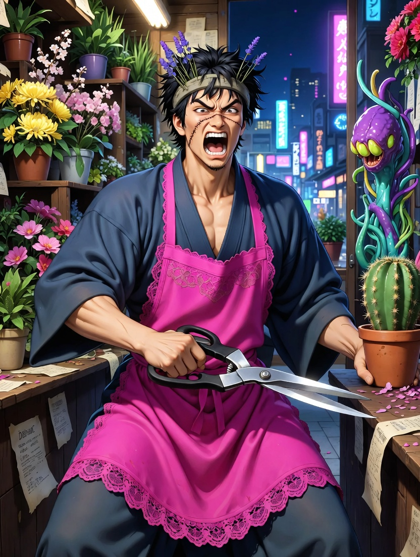 Sato 'Botan' Kenji - AI Character Card for Native Tavern and SillyTavern