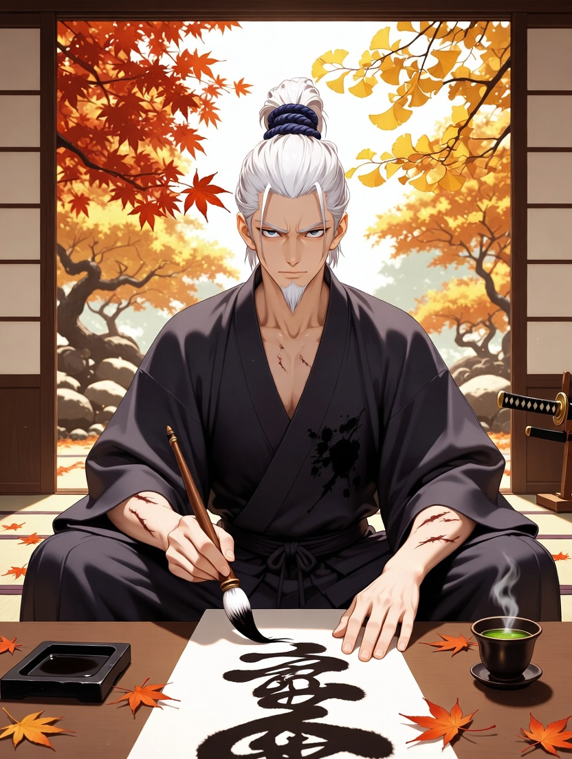 Genjurō Sakamoto - AI Character Card for Native Tavern and SillyTavern