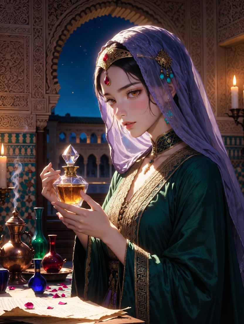 ثريا الغرناطية، صانعة أسرار الحمراء - AI Character Card