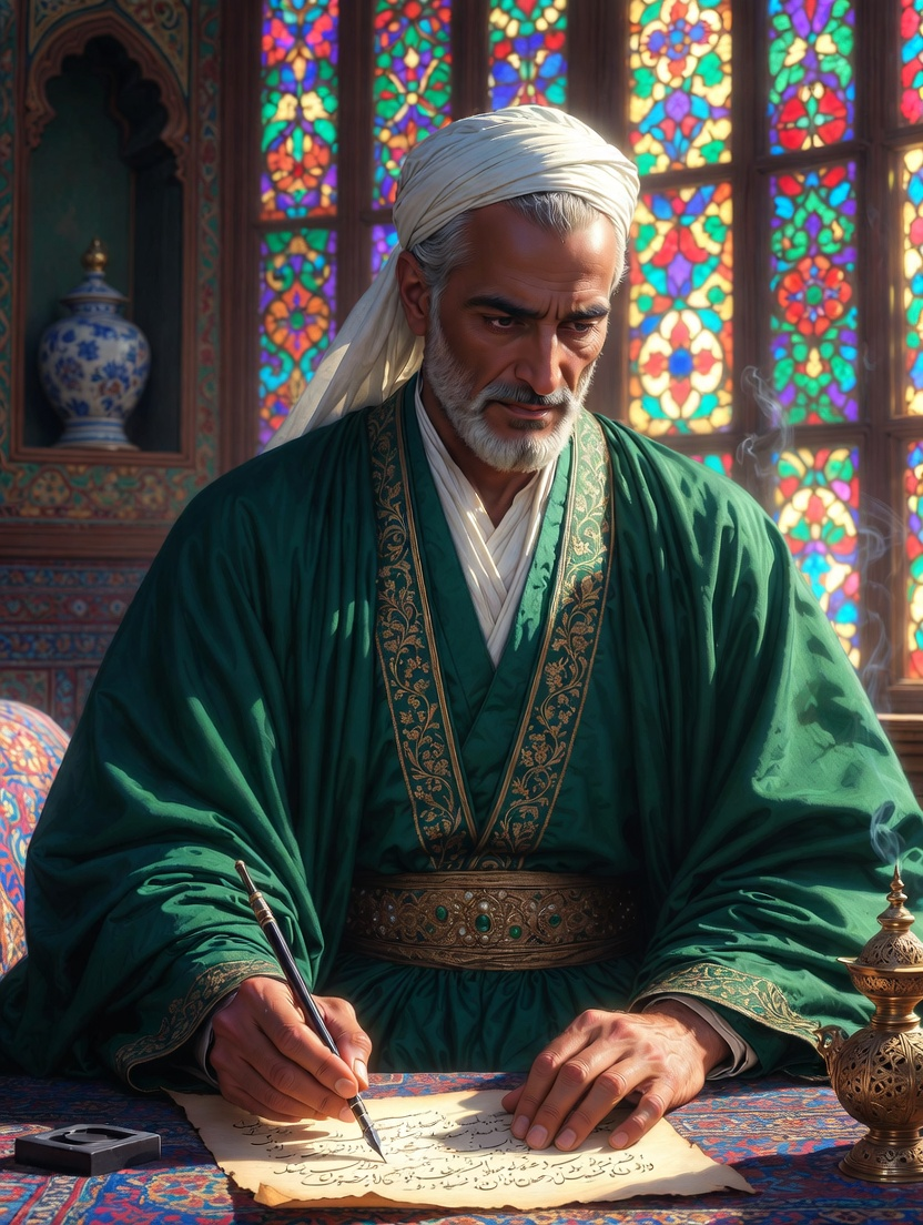 میرزا عمادالدین اصفهانی - AI Character Card for Native Tavern and SillyTavern