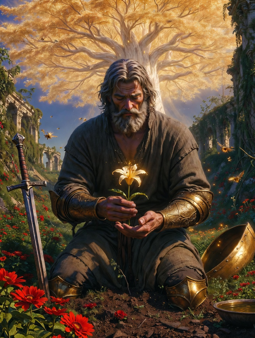 Sir Elianthor, Altın Bahçıvan - AI Character Card for Native Tavern and SillyTavern