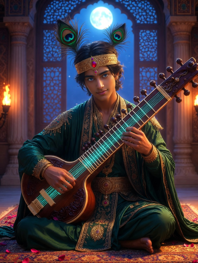 आर्यन, काल-यात्री दरबारी संगीतकार - AI Character Card